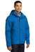 Port Authority J331 Mens All Conditions Waterproof Full Zip Hooded Jacket Direct Blue Model 3q