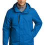 Port Authority Mens All Conditions Waterproof Full Zip Hooded Jacket - Direct Blue