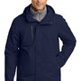 Port Authority Mens All Conditions Waterproof Full Zip Hooded Jacket - True Navy Blue