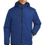 Port Authority Mens Vortex 3-in-1 Waterproof Full Zip Hooded Jacket - Night Sky Blue/Black