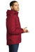 Port Authority J332 Mens Vortex 3-in-1 Waterproof Full Zip Hooded Jacket Rich Red/Black Model Side