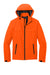 Port Authority J333 Mens Torrent Waterproof Full Zip Hooded Jacket Orange Crush Flat Front