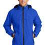 Port Authority Mens Torrent Waterproof Full Zip Hooded Jacket - True Royal Blue - NEW