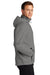 Port Authority J333 Mens Torrent Waterproof Full Zip Hooded Jacket Heather Dark Grey Model Side