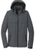 Port Authority J333 Mens Torrent Waterproof Full Zip Hooded Jacket Magnet Grey Flat Front