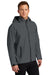 Port Authority J333 Mens Torrent Waterproof Full Zip Hooded Jacket Magnet Grey Model 3q