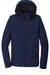 Port Authority J333 Mens Torrent Waterproof Full Zip Hooded Jacket True Navy Blue Flat Front