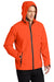 Port Authority J333 Mens Torrent Waterproof Full Zip Hooded Jacket Orange Crush Model 3q