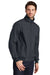 Port Authority J337 Mens Bomber Wind & Water Resistant Full Zip Jacket Battleship Grey Model 3q