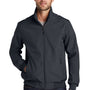 Port Authority Mens Bomber Wind & Water Resistant Full Zip Jacket - Battleship Grey