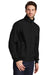 Port Authority J337 Mens Bomber Wind & Water Resistant Full Zip Jacket Black Model 3q