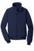 Port Authority J337 Mens Bomber Wind & Water Resistant Full Zip Jacket Dress Navy Blue Flat Front