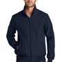 Port Authority Mens Bomber Wind & Water Resistant Full Zip Jacket - Dress Navy Blue - Closeout