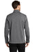 Port Authority J339 Mens Stream Wind & Water Resistant Full Zip Jacket Heather Graphite Grey Model Back