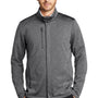 Port Authority Mens Stream Wind & Water Resistant Full Zip Jacket - Heather Graphite Grey