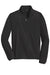 Port Authority J343 Mens Zephyr Wind & Water Resistant 1/4 Zip Jacket Black Flat Front