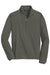 Port Authority J343 Mens Zephyr Wind & Water Resistant 1/4 Zip Jacket Steel Grey Flat Front