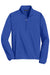 Port Authority J343 Mens Zephyr Wind & Water Resistant 1/4 Zip Jacket True Royal Blue Flat Front