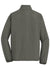 Port Authority J344 Mens Zephyr Wind & Water Resistant Full Zip Jacket Steel Grey Flat Back