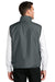 Port Authority J355 Mens Challenger Wind & Water Resistant Full Zip Vest Steel Grey/True Black Model Back