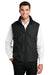 Port Authority J355 Mens Challenger Wind & Water Resistant Full Zip Vest Black Model Front