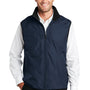 Port Authority Mens Challenger Wind & Water Resistant Full Zip Vest - Navy Blue - Closeout