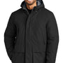 Port Authority Mens Latitude Windproof & Waterproof Full Zip Hooded Parka - Deep Black