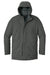 Port Authority J363 Mens Latitude Windproof & Waterproof Full Zip Hooded Parka Smoke Grey Flat Front