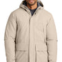 Port Authority Mens Latitude Windproof & Waterproof Full Zip Hooded Parka - Sahara