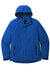 Port Authority J405 Mens Tech Windproof & Waterproof Full Zip Hooded Jacket Cobalt Blue Flat Front