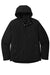 Port Authority J405 Mens Tech Windproof & Waterproof Full Zip Hooded Jacket Deep Black Flat Front