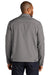 Port Authority J417 Mens Mechanic Wind & Water Resistant Full Zip Soft Shell Jacket Deep Smoke Grey Model Back