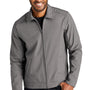 Port Authority Mens Mechanic Wind & Water Resistant Full Zip Soft Shell Jacket - Deep Smoke Grey