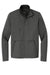 Port Authority J617 Mens Flexshell Full Zip Jacket Steel Grey Flat Front