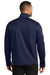 Port Authority J617 Mens Flexshell Full Zip Jacket True Navy Blue Model Back