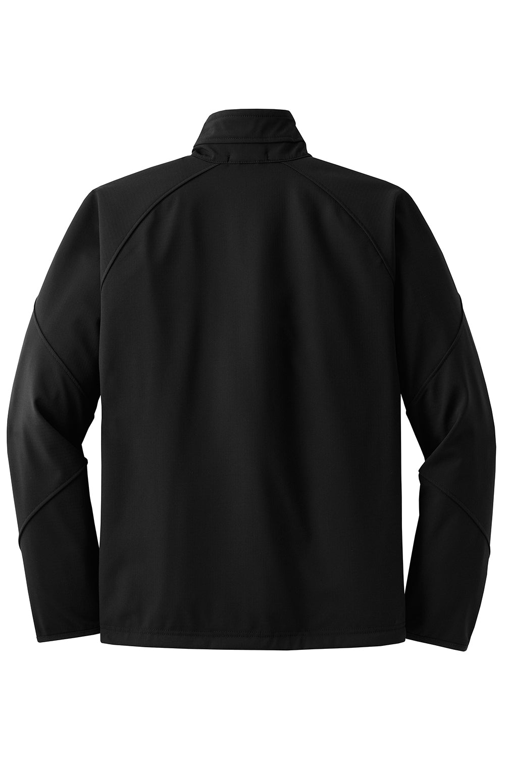 Port Authority J705/TLJ705 Mens Wind & Water Resistant Full Zip Jacket Black Flat Back