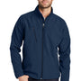 Port Authority Mens Wind & Water Resistant Full Zip Jacket - Insignia Blue