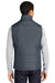 Port Authority J709 Mens Wind & Water Resistant Full Zip Puffy Vest Slate Grey Model Back