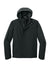 Port Authority J714 Mens C-FREE Full Zip Hooded Rain Jacket Deep Black Flat Front