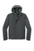 Port Authority J714 Mens C-FREE Full Zip Hooded Rain Jacket Steel Grey Flat Front