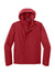 Port Authority J714 Mens C-FREE Full Zip Hooded Rain Jacket Rich Red Flat Front