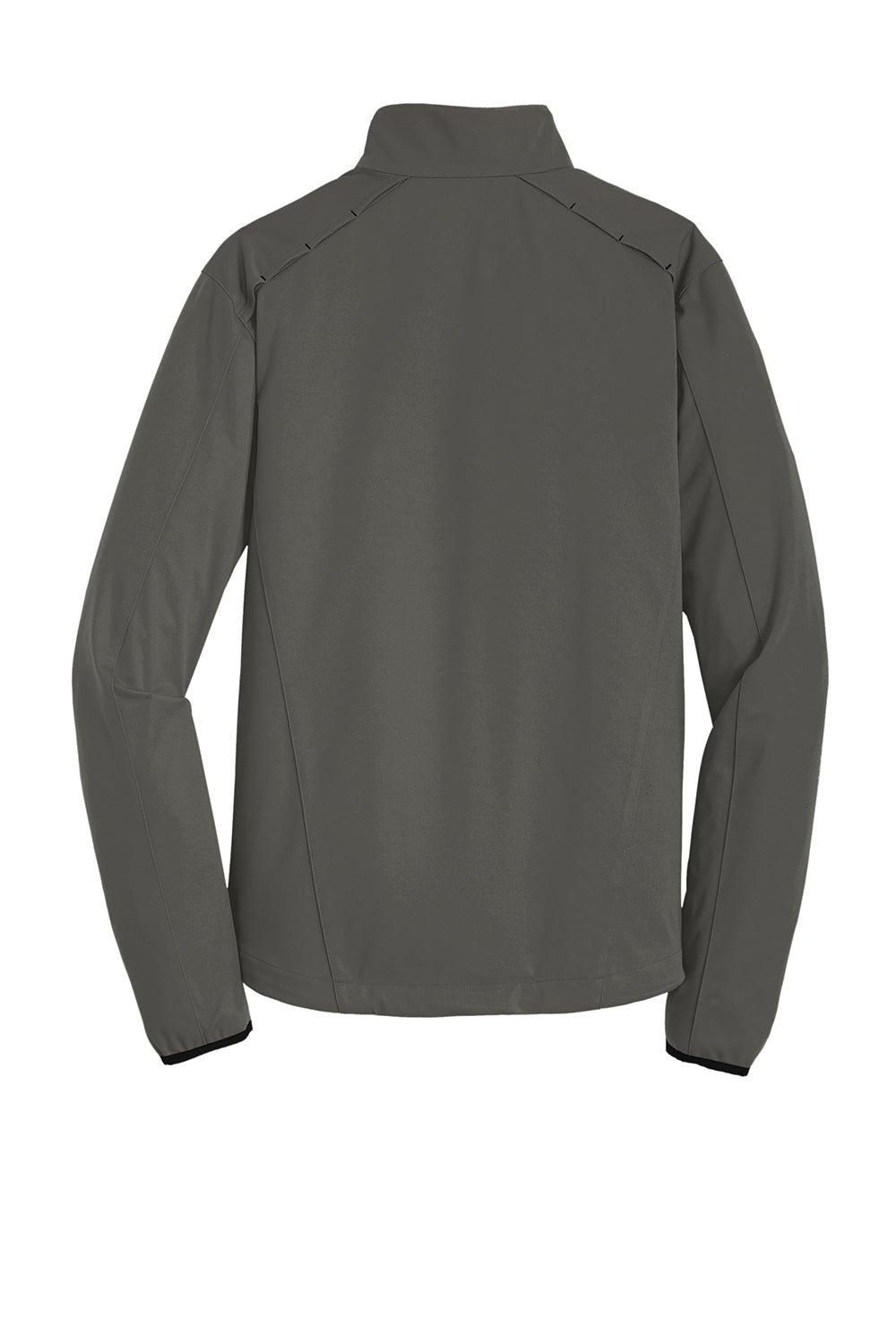 Port Authority J716 Mens Active Wind & Water Resistant 1/4 Zip Jacket Steel Grey Flat Back