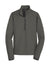 Port Authority J716 Mens Active Wind & Water Resistant 1/4 Zip Jacket Steel Grey Flat Front