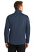 Port Authority J717 Mens Active Wind & Water Resistant Full Zip Jacket Dress Navy Blue Model Back