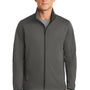 Port Authority Mens Active Wind & Water Resistant Full Zip Jacket - Steel Grey