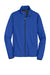 Port Authority J717 Mens Active Wind & Water Resistant Full Zip Jacket True Royal Blue Flat Front