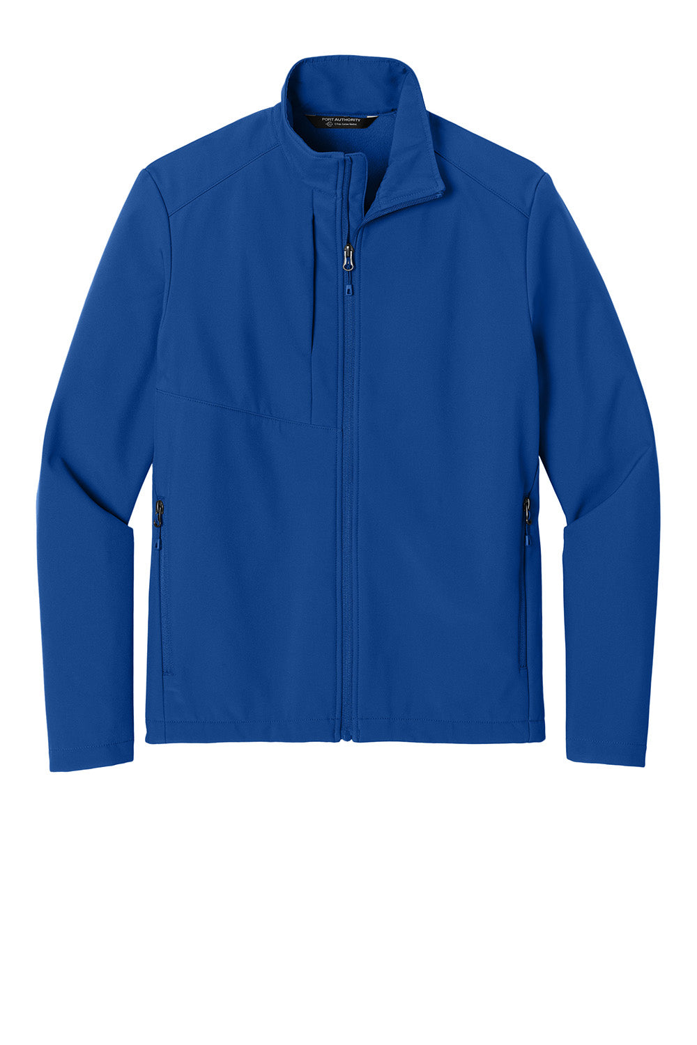 Port Authority J720 Mens C-FREE Core Soft Shell Full Zip Jacket True Royal Blue Flat Front