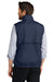 Port Authority J7490 Mens Charger Reversible Wind & Water Resistant Full Zip Vest True Navy Blue Model Back