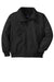 Port Authority J754/TLJ754 Mens Challenger Wind & Water Resistant Full Zip Jacket True Black Flat Front