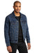 Port Authority J7620 Mens Stonewashed Denim Button Down Jacket Denim Blue Model 3q